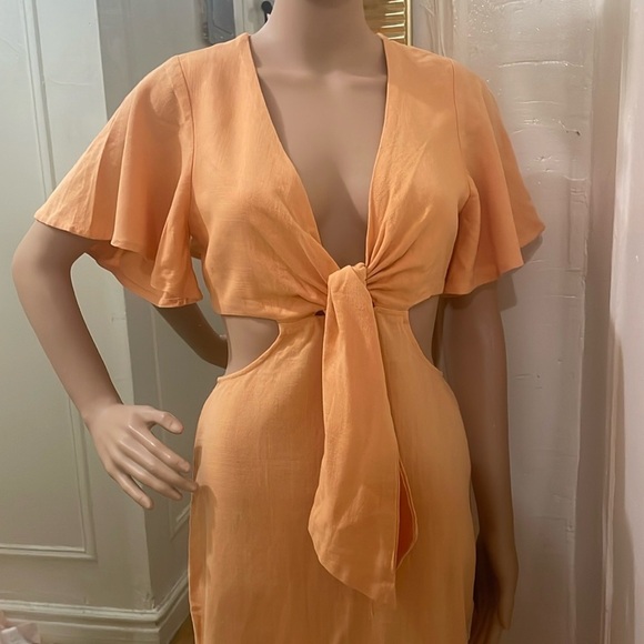 Lulus Orange Dress - Picture 10 of 14